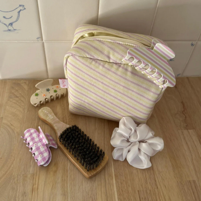 Лляна Косметичка "En Route" Emi Jay Linen Pouch In En Route